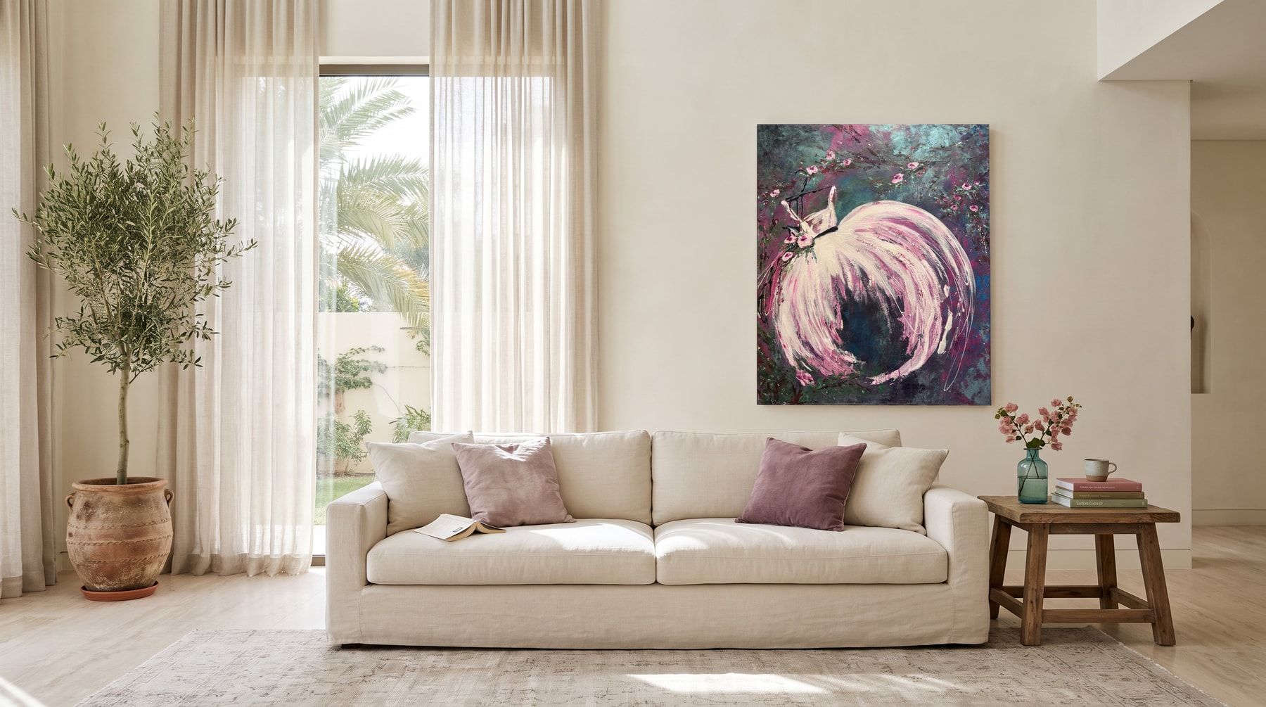 Roses on a Hanger — interior study 3
